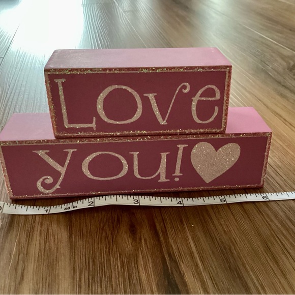 I LOVE YOU WOODEN BLOCKS - Perfect for VALENTINES DAY or special occasions!!! 🥳 - Picture 10 of 10